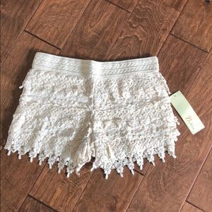 Lace shorts